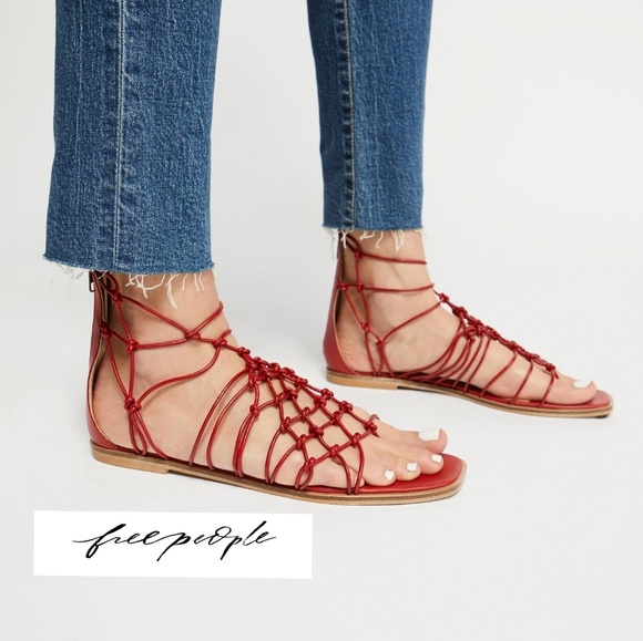 Free People Shoes - Artful Gladiator Knotted Free People Sandals